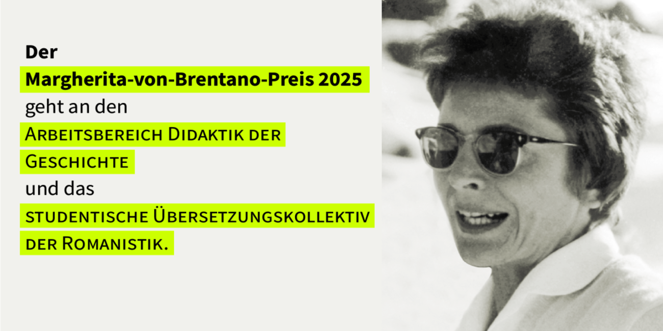 Verleihung des Margherita-von-Brentano-Preises 2025