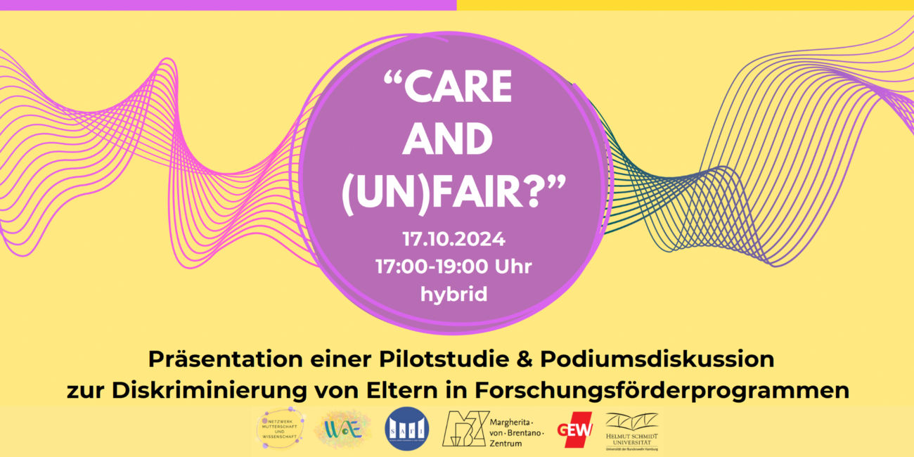 Podiumsdiskussion "CARE AND (UN)FAIR"