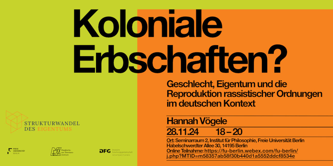 Koloniale Erbschaften, 28.11.2024