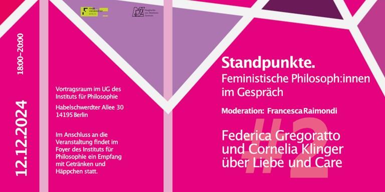 Standpunkte. Feministische Philosoph:innen im Gespräch