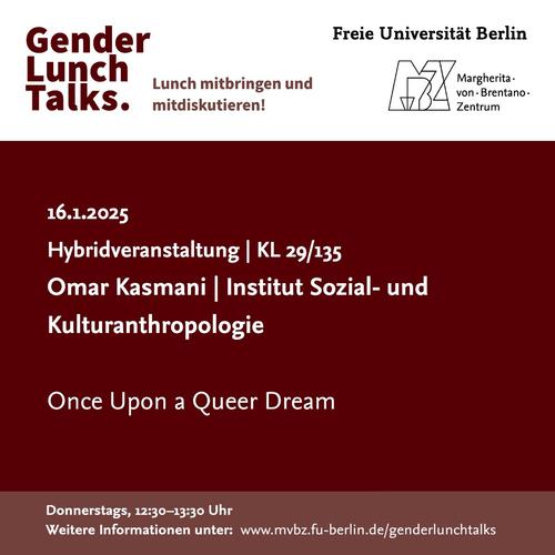 Gender Lunch Talks | 16.01.2025