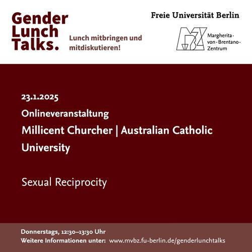 Gender Lunch Talks | 23.01.2025