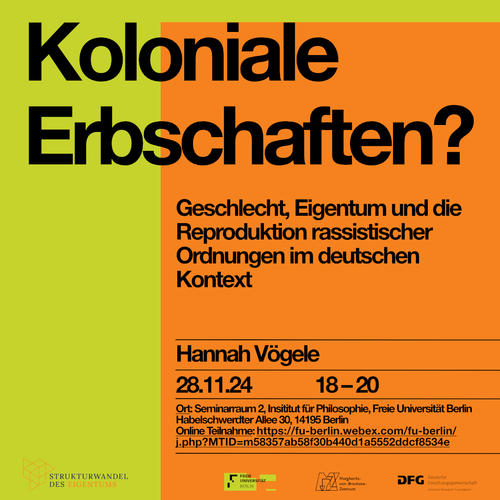 Koloniale Erbschaften, 28.11.2024