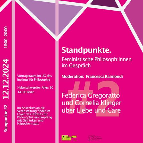 Standpunkte. Feministische Philosoph:innen im Gespräch, 12.12.2024